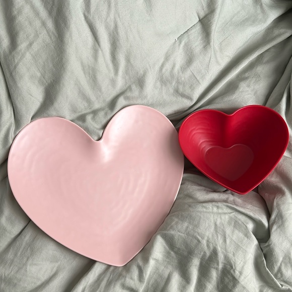 Target Other - ✨last chance jan29✨ Heart plate and bowl
